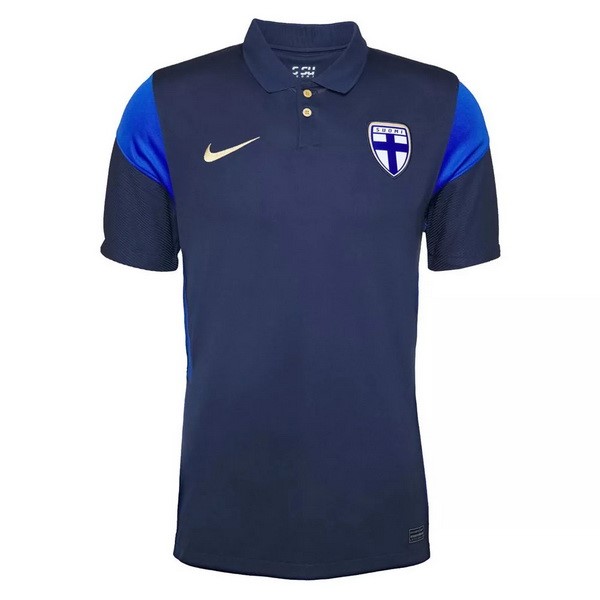 Authentic Camiseta Finlandia 2ª 2020 Azul